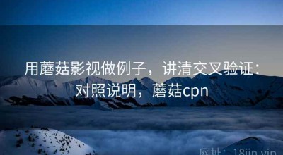 用蘑菇影视做例子，讲清交叉验证：对照说明，蘑菇cpn