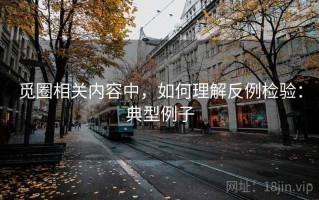 觅圈相关内容中，如何理解反例检验：典型例子