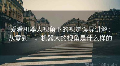 爱看机器人视角下的视觉误导讲解：从零到一，机器人的视角是什么样的