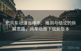 把风车动漫当样本：推测与结论的拆解思路，风车动画下载新版本