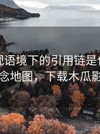 木瓜影视语境下的引用链是什么：概念地图，下载木瓜影