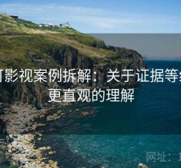 可可影视案例拆解：关于证据等级的更直观的理解