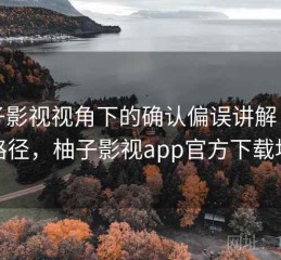 柚子影视视角下的确认偏误讲解：理解路径，柚子影视app官方下载地址