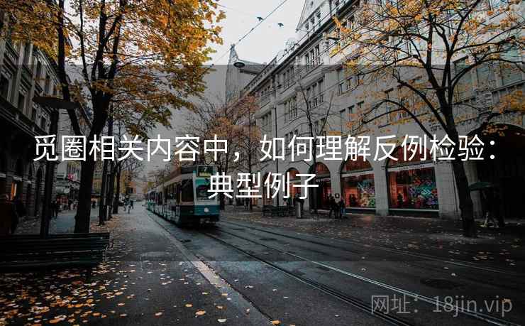 觅圈相关内容中，如何理解反例检验：典型例子