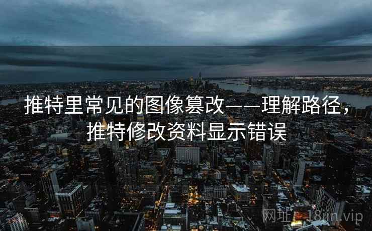 推特里常见的图像篡改——理解路径，推特修改资料显示错误